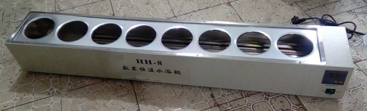 八孔恒溫水浴鍋(單排)